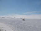 Marie and Chris go snowmobiling.