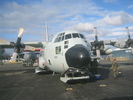 Our LC-130 on the ground in Christchurch after a successful, boring flight.  Behind you can see the C-17 which we were supposed to fly out on, but was grounded in New Zealand due to the threat of bad weather at McMurdo.