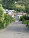 Looking down Baldwin Street.  I didn't drive up it, but I did walk.